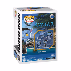 FUNKO POP! POP Movies: Avatar: The Way Of Water - Recom Quaritch, Multicolour, 4-inch, Movie, Collectible, Toys