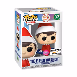 Funko Pop! Books: Elf on The Shelf- Elf (Flocked) Amazon Exclusive
