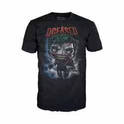 FUNKO POP! & TEE POP & Tee: DC- Joker CC - XL, Multicolour, 4-inch, Anime, Collectible, Toys