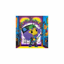 Pop! Stranger Things Eddie with Guitar Blacklight Vinyl Figure #1462 - Entertainment Earth Exclusive, (FU74604)