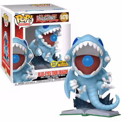 Yu-Gi-Oh Blue Eyes Toon Dragon Exclusive Glow In The Dark Funko Pop Vinyl Figure