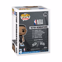 Pop! NBA: Spurs - Victor Wembanyama - Collectable Vinyl Figure - Gift Idea - Official Merchandise - Toys for Kids & Adults - Sports Fans - Model