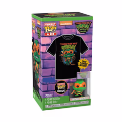 Funko Pocket POP! & Tee: Teenage Mutant Ninja Turtles (TMNT) - Large - (L) - T-Shirt - Clothes with Collectable Vinyl Minifig ...