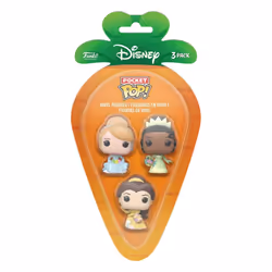 Disney Pocket POP! Vinyl Figure 3-Pack Disney Princess C/B/T 4 cm