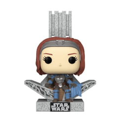 FUNKO POP! Deluxe POP Deluxe: The Mandalorian S9 - Bo Katan w/Throne, Multicolour, 10-inch, Pop! TV, Collectible, Toys