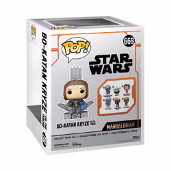 FUNKO POP! Deluxe POP Deluxe: The Mandalorian S9 - Bo Katan w/Throne, Multicolour, 10-inch, Pop! TV, Collectible, Toys