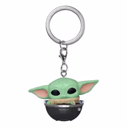 FUNKO POP! KEYCHAIN POP Keychain: The Mandalorian S9 - Grogu, Multicolour, 4-inch, Pop! TV, Collectible, Toys, Key chain, Mul ...