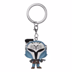 FUNKO POP! KEYCHAIN POP Keychain: The Mandalorian S9 - Bo Katan Kryze, Multicolour, 4-inch, Pop! TV, Collectible, Toys, Key c ...