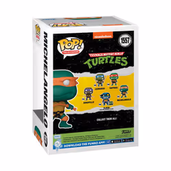POP! TV: Teenage Mutant Ninja Turtles (TMNT) - Michelangelo - TMNT Retro/Classic - Collectable Vinyl Figure - Gift Idea - Official Merchandise - Toys