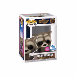 Pop! Baby Rocket Flocked #1208 Guardian of The Galaxy Volume 3 Vinyl Figure with Soft Protector