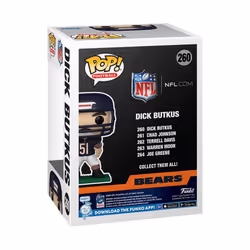 Funko POP NFL: Bears - Dick Butkus - Collectable Vinyl Figure - Gift Idea - Official Merchandise - for Kids & Adults - Sports Fans - Model Figure for