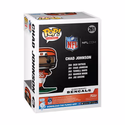 Funko POP NFL: Bengals - Chad Johnson - (85) - Collectable Vinyl Figure - Gift Idea - Official Merchandise - for Kids & Adults - Sports Fans - Model F