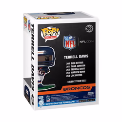 Funko POP NFL: Broncos - Terrell Davis - Collectable Vinyl Figure - Gift Idea - Official Merchandise - for Kids & Adults - Sports Fans - Model Figure