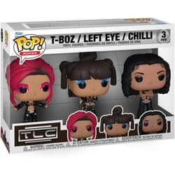 Funko Pop! Rocks: TLC - T-Boz / Lisa Left Eye Lopes / Chilli 3PK