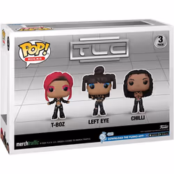 Funko Pop! Rocks: TLC - T-Boz / Lisa Left Eye Lopes / Chilli 3PK