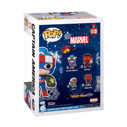 Funko Pop Marvel Holiday Captain America Figure 1438