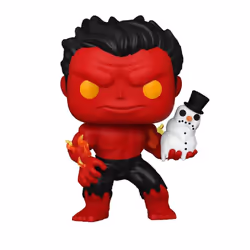 Funko Pop Marvel Holiday Red Hulk Figure 1439