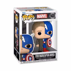 Funko Pop! Marvel: Split - Captain America/Steve Rogers