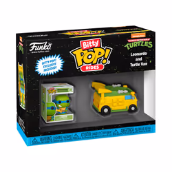 FUNKO POP! Bitty Rides Leonardo and Turtle Van - Additional view 4