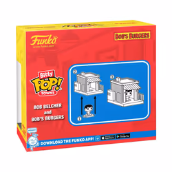 Funko Pop! Bitty Town: Bob's Burgers - Bob Belcher and Bob's Burgers