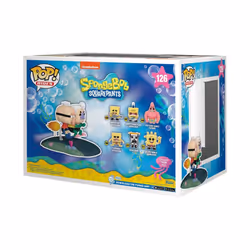 Funko POP Rides Deluxe: Spongebob Squarepants - Mermaid Man & Barnacle Boy with Invisible Car - Collectable Vinyl Figure - Gift Idea - Official Mercha
