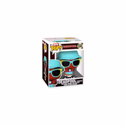 Bitty Pop! Deadpool (Bathtime), Bitty Pop! Deadpool (Flamenco), Bitty Pop! Deadpool (Supper Hero), and a mystery Bitty Pop! figure - 0.9 Inch (2.2 Cm) - Additional view 9