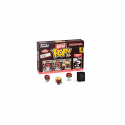 Bitty Pop! Deadpool (Sleepover), Deadpool (Larp), Deadpool (Heavy Metal), and a mystery Bitty Pop! figure- 0.9 Inch (2.2 Cm)  ...