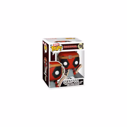 Bitty Pop! Deadpool (Sleepover), Deadpool (Larp), Deadpool (Heavy Metal), and a mystery Bitty Pop! figure- 0.9 Inch (2.2 Cm) Collectable - Stackable