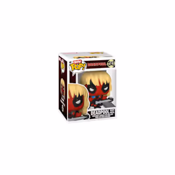 Bitty Pop! Deadpool (Sleepover), Deadpool (Larp), Deadpool (Heavy Metal), and a mystery Bitty Pop! figure- 0.9 Inch (2.2 Cm) Collectable - Stackable - Additional view 4