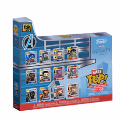 Funko Bitty Pop! Marvel: Infinity Saga 12pc Multipack - 0.9 Inch (2.2 Cm) - Marvel Comics - Marvel Comics Collectible - Stack ...