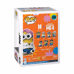 Funko POP! Rocks: Minions X BTS - Jin - BTS + Minions - Collectable Vinyl Figure - Gift Idea - Official Merchandise - for Kids & Adults - Movies  Musi