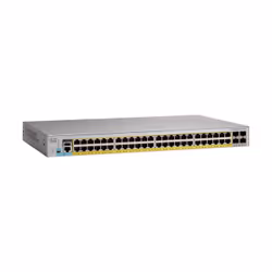 Cisco Catalyst 2960L-48TQ-LL Network Switch, 48 Gigabit Ethernet Ports, four 10 G SFP+ Uplink Ports, Fanless Operation, Enhanced Limited Lifetime Warranty (WS-C2960L-48TQ-LL)