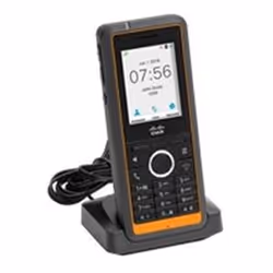 Cisco CP-6825-RGD-CE-K9=, DECT telephone, Wireless handset, Speakerphone, Caller ID, Black