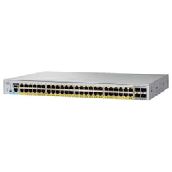 Cisco Catalyst 2960L-SM-48TQ Network Switch, 48 Gigabit Ethernet Ports, four 10 G SFP+ Uplink Ports, Fanless Operation, Enhanced Limited Lifetime Warranty (WS-C2960L-SM-48TQ)