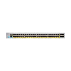 Cisco Catalyst 2960L-SM-48PQ Network Switch, 48 Gigabit Ethernet PoE+ Ports, 370W PoE Budget, four 10 G SFP+ Uplink Ports, Enhanced Limited Lifetime Warranty (WS-2960L-SM-48PQ)