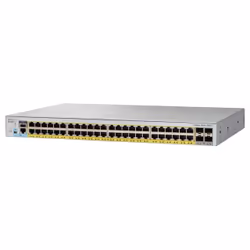 Cisco Catalyst 2960L-SM-48TS Network Switch, 48 Gigabit Ethernet Ports, four 1 G SFP Uplink Ports, Fanless Operation, Enhance ...