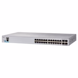 Cisco Catalyst 2960L-SM-24TQ Network Switch, 24 Gigabit Ethernet Ports, four 10 G SFP+ Uplink Ports, Fanless Operation, Enhan ...