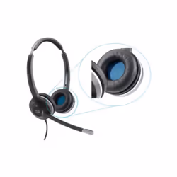 Cisco Headset 520 Series and 530 Series Replacement Ear Cushions (8 pieces) – Spare – Black, 2-Year Limited Liability (CP-HS- ...