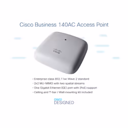 Cisco Business 140AC 802.11ac 2x2 Wave 2 Access Point 1 GbE Port - Ceiling Mount - 5 Pack Bundle, Limited Lifetime Protection (5-CBW140AC-E) - Additional view 4