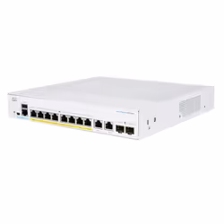 Cisco CBS250-8P-E-2G-EU, Managed, L2/L3, Gigabit Ethernet (10/100/1000), Rack mounting