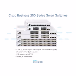 Cisco Business CBS250-24T-4G Smart Switch | 24 Port GE | 4x1G SFP | Limited Lifetime Protection (CBS250-24T-4G)