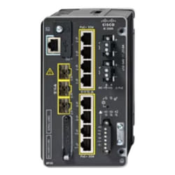 Cisco IE-3500-8P3S-A network switch Managed L2 Gigabit Ethernet (10/100/1000) Power over Ethernet (PoE) Black
