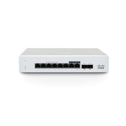 Cisco Meraki MS130-8X network switch Managed 2.5G Ethernet (100/1000/2500) Power over Ethernet (PoE) 1U Aluminium