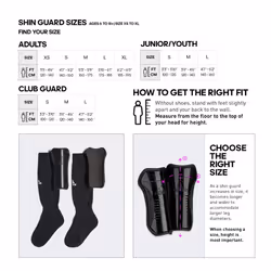 adidas Unisex-Child Performance Youth Sock Shin Guards  Black/Core Whi