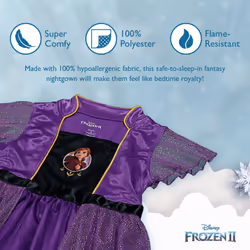 Disney Girls' Frozen 2 Fantasy Gown Nightgown  FANTASY ANNA 2  6