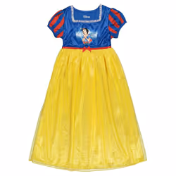 Disney Girls' Princess Fantasy Gown Nightgown  LOVELY SNOW WHITE  6