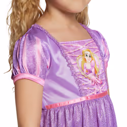 Disney Girls' Princess Fantasy Gown Nightgown  Rapunzel Shines 3  3T