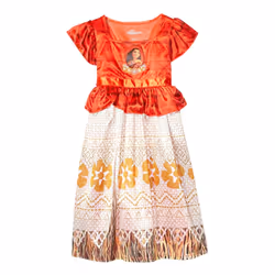 Disney Girls Big Princess Fantasy Gown  Moana Ocean Princess 3  8
