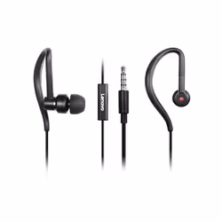 Lenovo Over Ear Headphones, Wired, Calls/Music, 20 g, Headset, Black