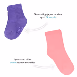Fruit of the Loom Baby 14-Pack Grow & Fit Flex Zones Cotton Stretch Socks - Unisex  Girls  Boys 6-12 Months  Pink